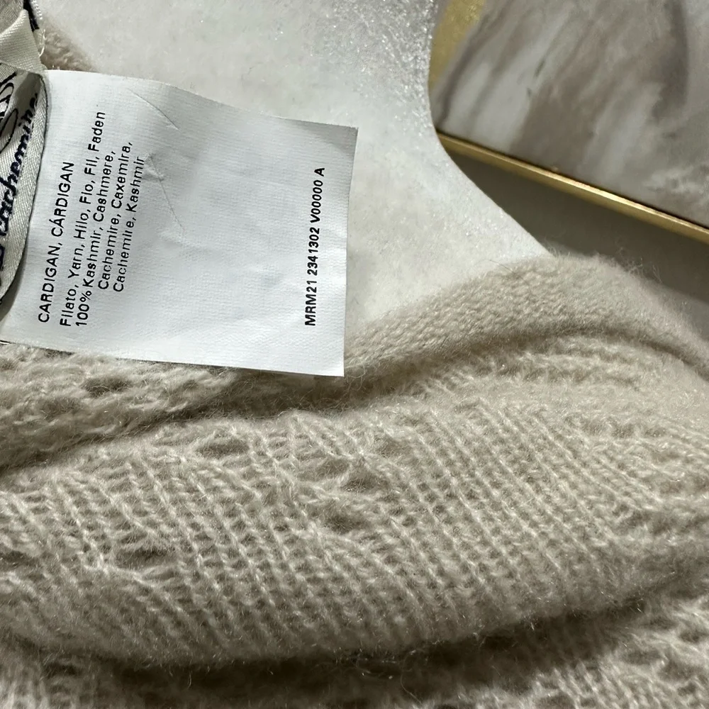 Marina Rinaldi 100% Cashmere Cardigan
